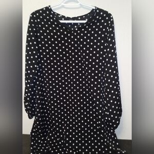 Emery Rose Polka Dot Dress
